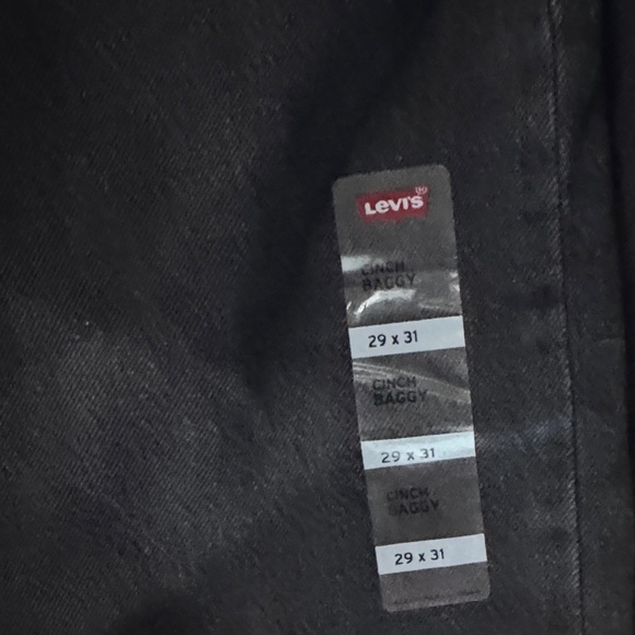 LEVIS NWT CINCH BAGGY BLACK JEANS SIZE 29x31 NEW SO CUTE!!! - Picture 3 of 6